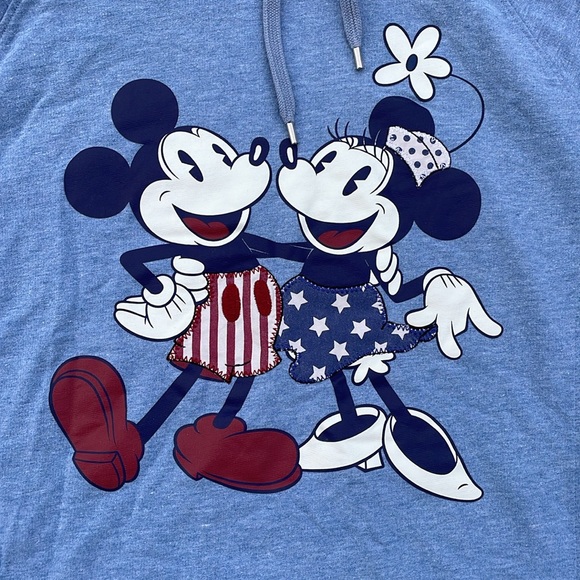 Authentic Disney Parks Mickey & Minnie Cowl Neck Sweatshirt - Picture 3 of 8